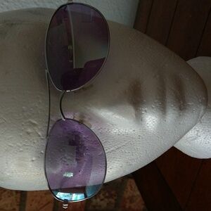 Lavender tinted Lightweight Sunglasses-Unisex
